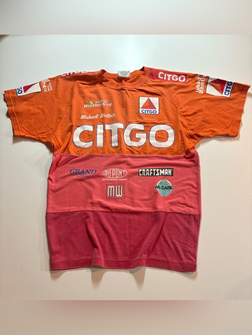 Vintage Chase Authenticator Orange & Red Racing Tee